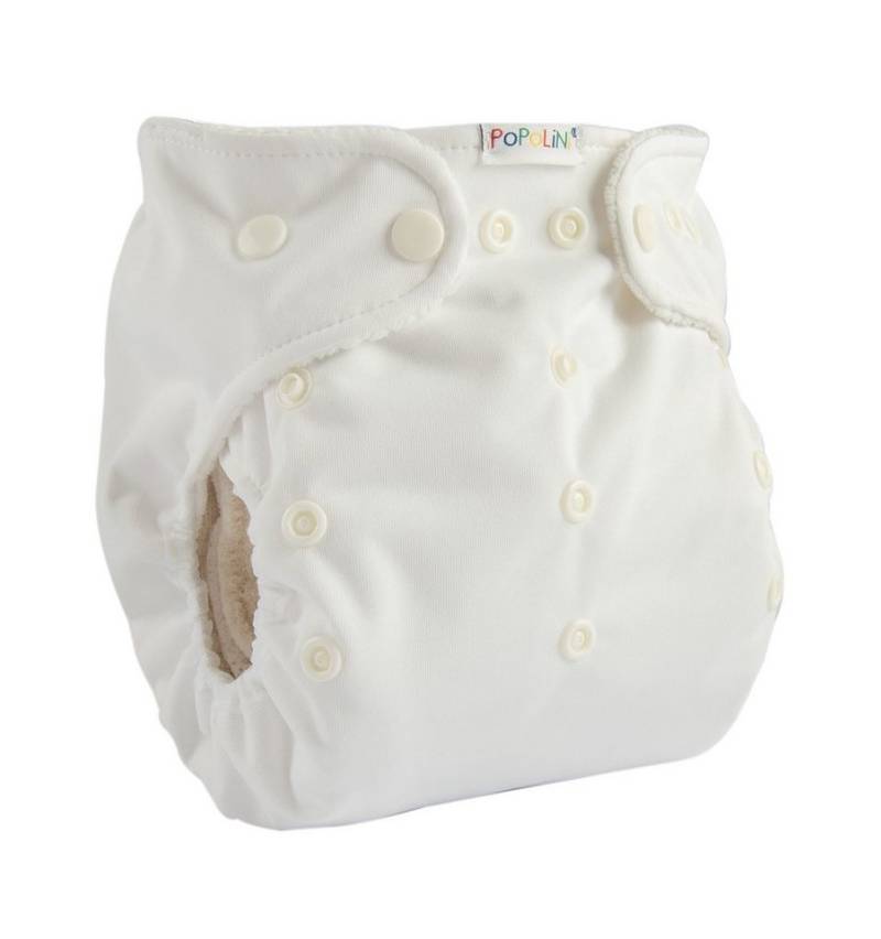 Popolini Stoffwindeln mitwachsende Überhose Snap2fit 3-15 kg von Popolini