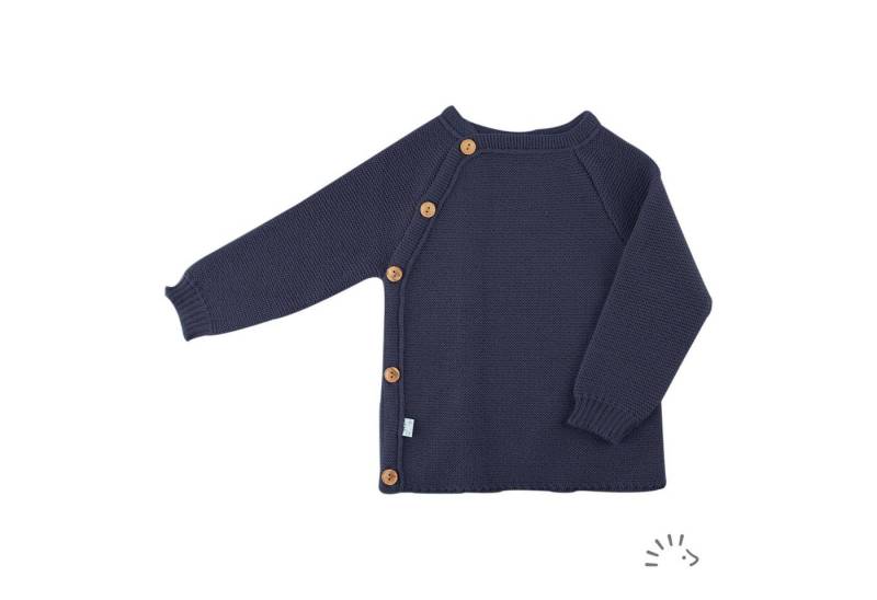 Popolini Wollpullover Iobio Wickelpullover Babypullover aus Wolle von Popolini