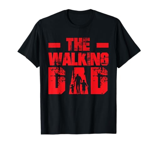 Walking Dad Sohn Tochter Kinder Papa Papa Ehemann Vater T-Shirt Walking Dad Sohn Tochter Kinder Papa Papa Ehemann Vater T-Shirt von Poppa Dad Stepdad Grandpa Grandfather Family Gift