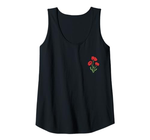 Damen Mohnblume August Geburt Blume Rote Mohnblumen Wildblume Floral Tank Top Damen Mohnblume August Geburt Blume Rote Mohnblumen Wildblume Floral Tank Top von Poppy Birth Flower - Apparel & Gifts