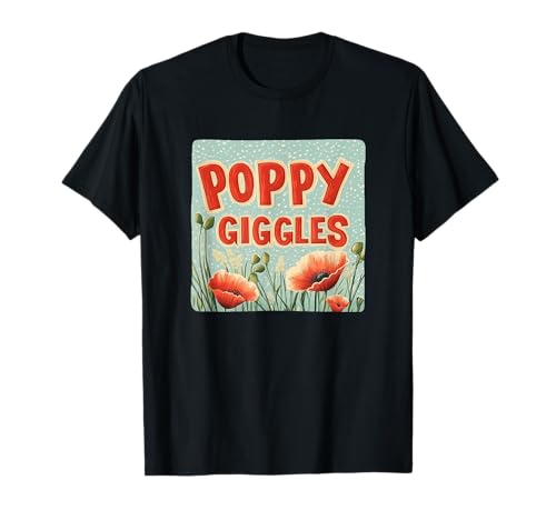 Hübsches Mohnblumen- und lustiges Spruch-Kostüm für Jungen und Mädchen T-Shirt Hübsches Mohnblumen- und lustiges Spruch-Kostüm für Jungen und Mädchen T-Shirt von Poppy Flower Outfit
