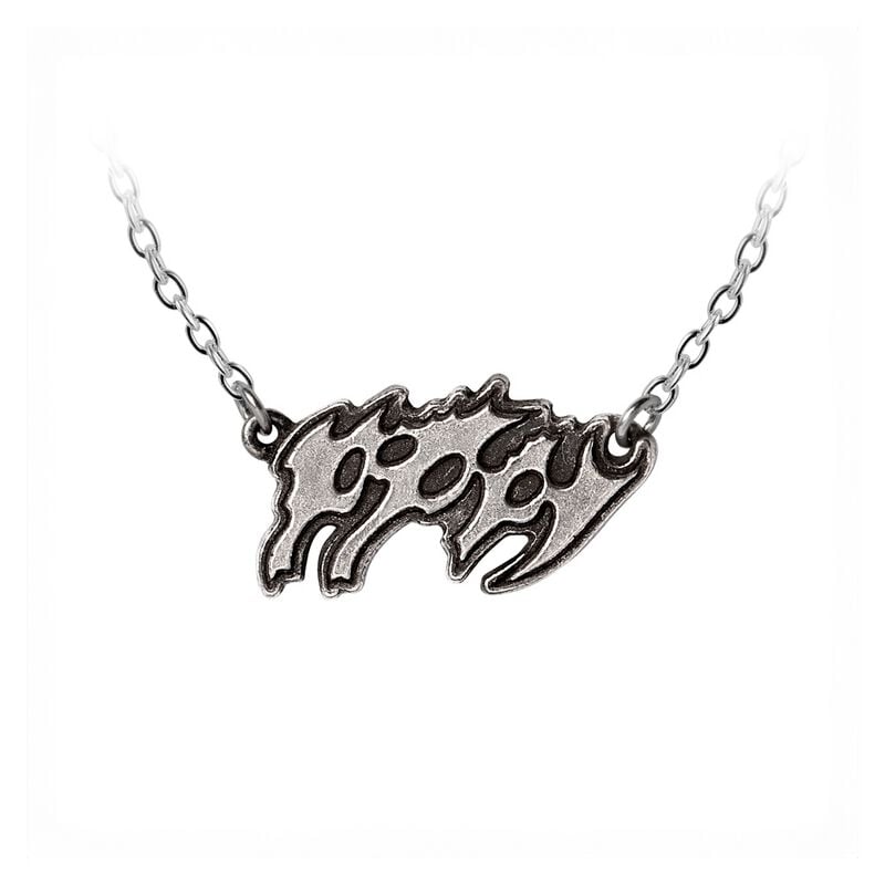 Poppy Logo Anhänger silberfarben von Poppy