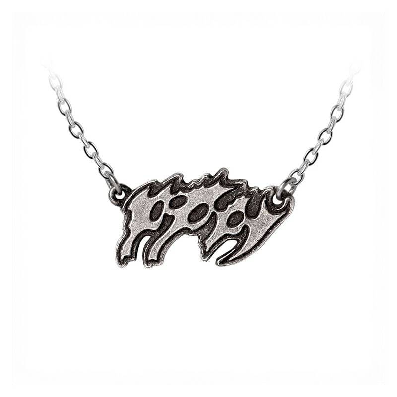 Poppy Logo Anhänger silberfarben von Poppy