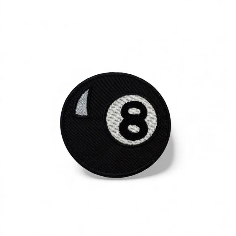 Eight Ball Aufnäher | Aufbügeln Applikation Verschiedene Stile von PoppyandZane