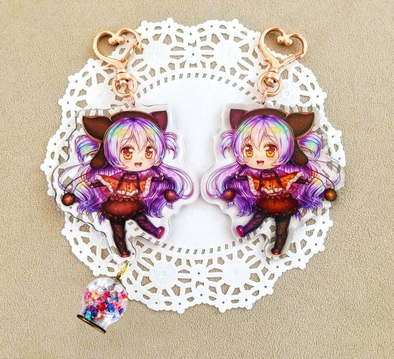 Puella Magi Madoka Magica - Momoe Nagisa Acryl Schlüsselbund von Poppypraise