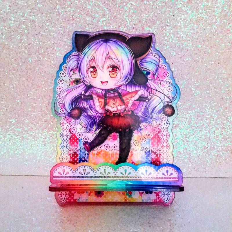 Puella Magi Madoka Magica - Momoe Nagisa Anime Manga Niedlicher Acryl Handy Tablet Ipad Halter Ständer von Poppypraise
