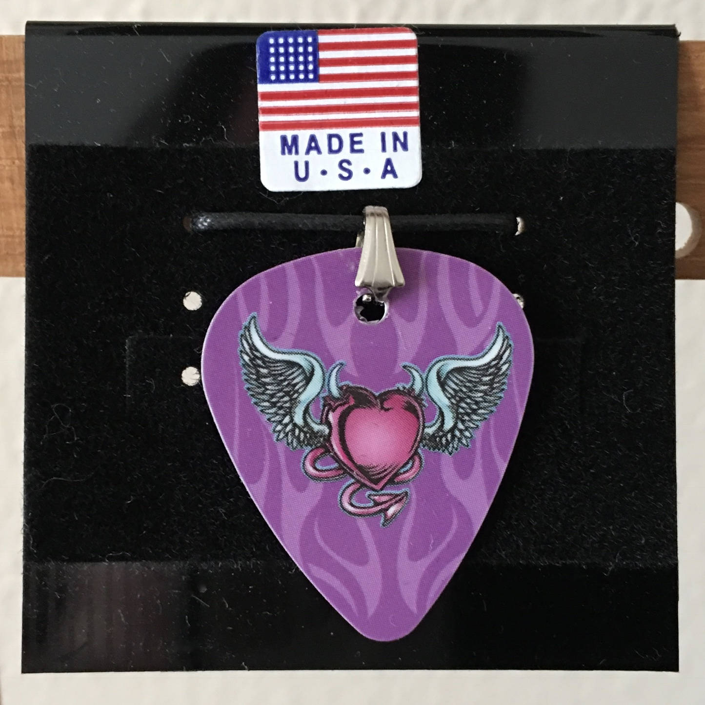Freche Oder Schöne Engel Geflügelt Herz Gitarre Pick Anhänger Freche Oder Schöne Engel Geflügelt Herz Gitarre Pick Anhänger von PoppyseedHill