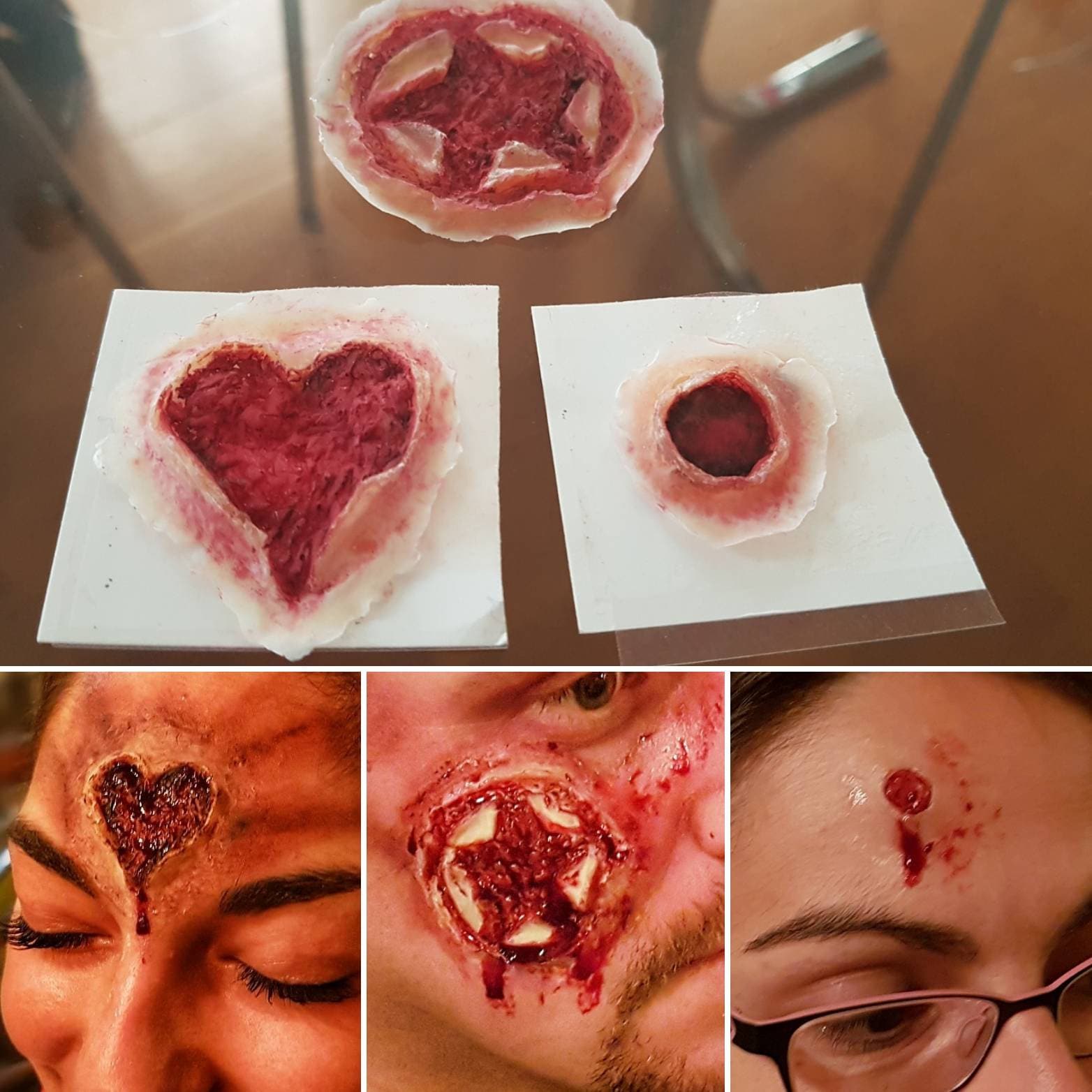 Vorbemalte Prothesen Für Hexenwunden Und Narben Vorbemalte Prothesen Für Hexenwunden Und Narben von PopsieMakeUp