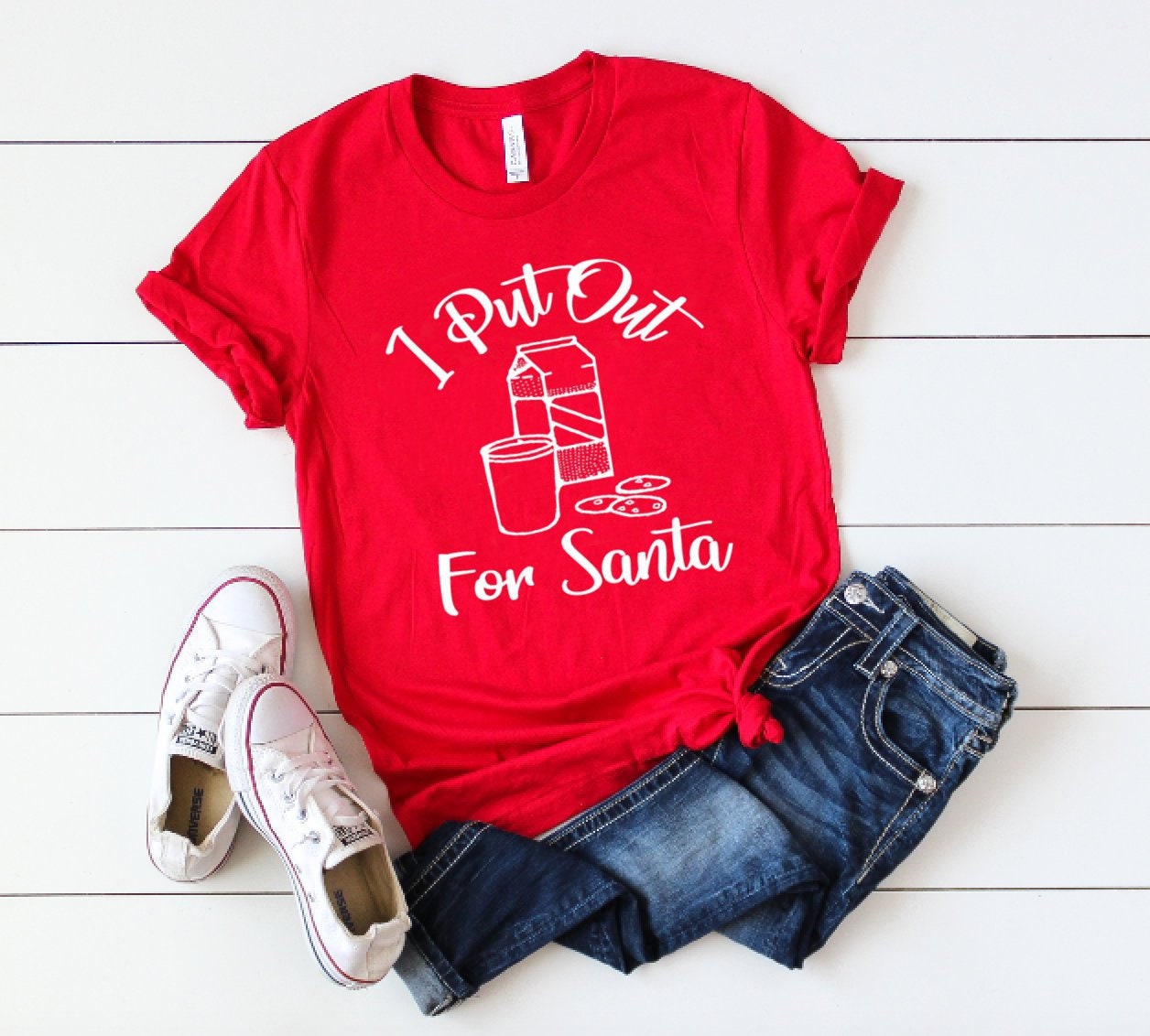 Put Out For Santa T-Shirt - Shirt Weihnachtsshirt. Ich Stecke Für Plus Size Weihnachtsshirt Frauen von PopularTeez