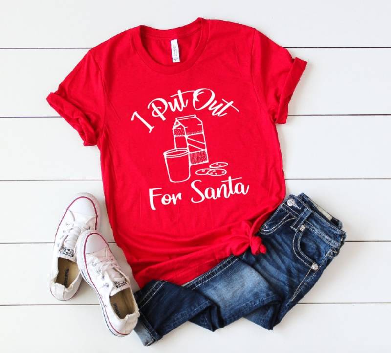 Put Out For Santa T-Shirt - Shirt Weihnachtsshirt. Ich Stecke Für Plus Size Weihnachtsshirt Frauen von PopularTeez