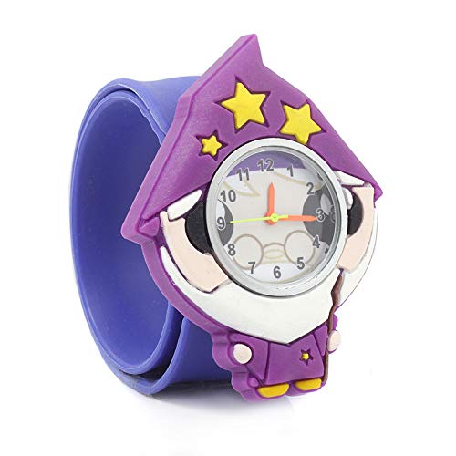 Wizard Fantasy Kinder-Pop-Uhr – Silikonarmband mit Quarz-Uhrwerken. Hilft Kindern die Zeit zu Lernen von Popwatch