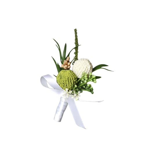 Porceosy Braut-Brosche, Kleidungszubehör, Blumenform, Unisex, Kleidung, Dekoration, Anstecknadel für Hochzeit, Party, Abschlussball, Kleidung, Schmuck, Bräutigam, Stoff, Sekundärer Stein von Porceosy