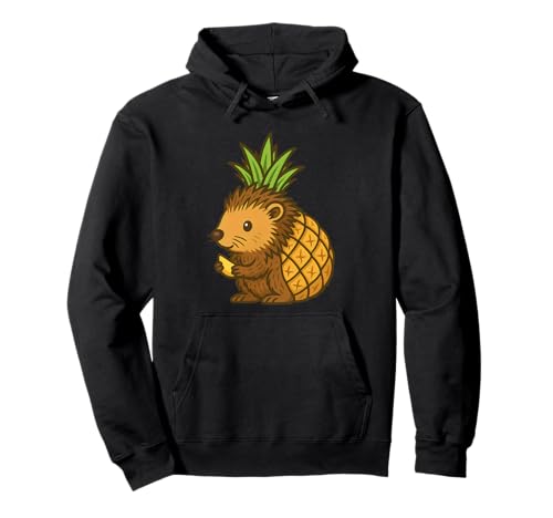 Lustiges Stachelschweinchen Ananas Tier Erwachsene Kinder Pullover Hoodie von Porcupineapple Porcupine Pineapple Tees