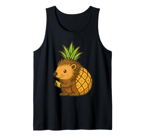 Lustiges Stachelschweinchen Ananas Tier Erwachsene Kinder Tank Top von Porcupineapple Porcupine Pineapple Tees