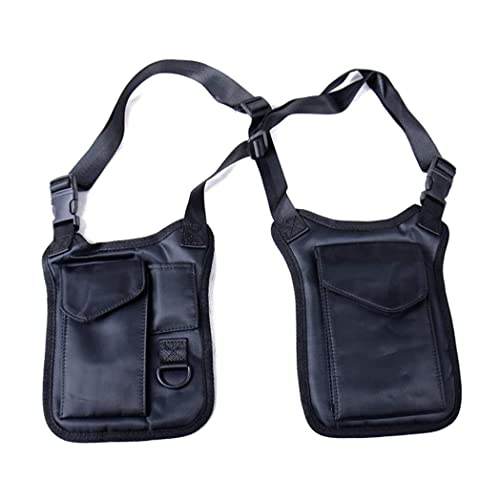 Versteckte Aufbewahrungstasche Herren linker rechts Nylon Umhängetasche Anti-Diebes-Beutel Chest-Tasche von Porgeel