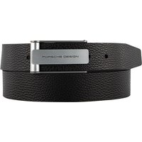 PORSCHE DESIGN Herren Gürtel schwarz Leder geprägt von Porsche Design