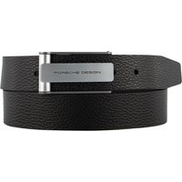 PORSCHE DESIGN Herren Gürtel schwarz Leder geprägt von Porsche Design