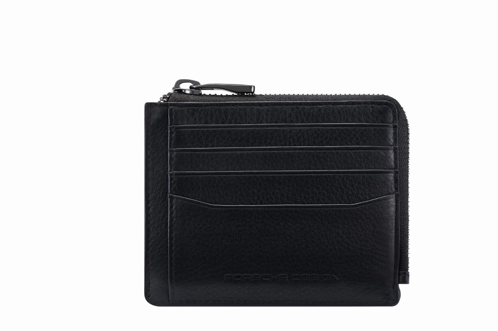 Porsche Design - Kreditkartenetui Slg Business Wallet 11 Zip Black Schwarz von Porsche Design
