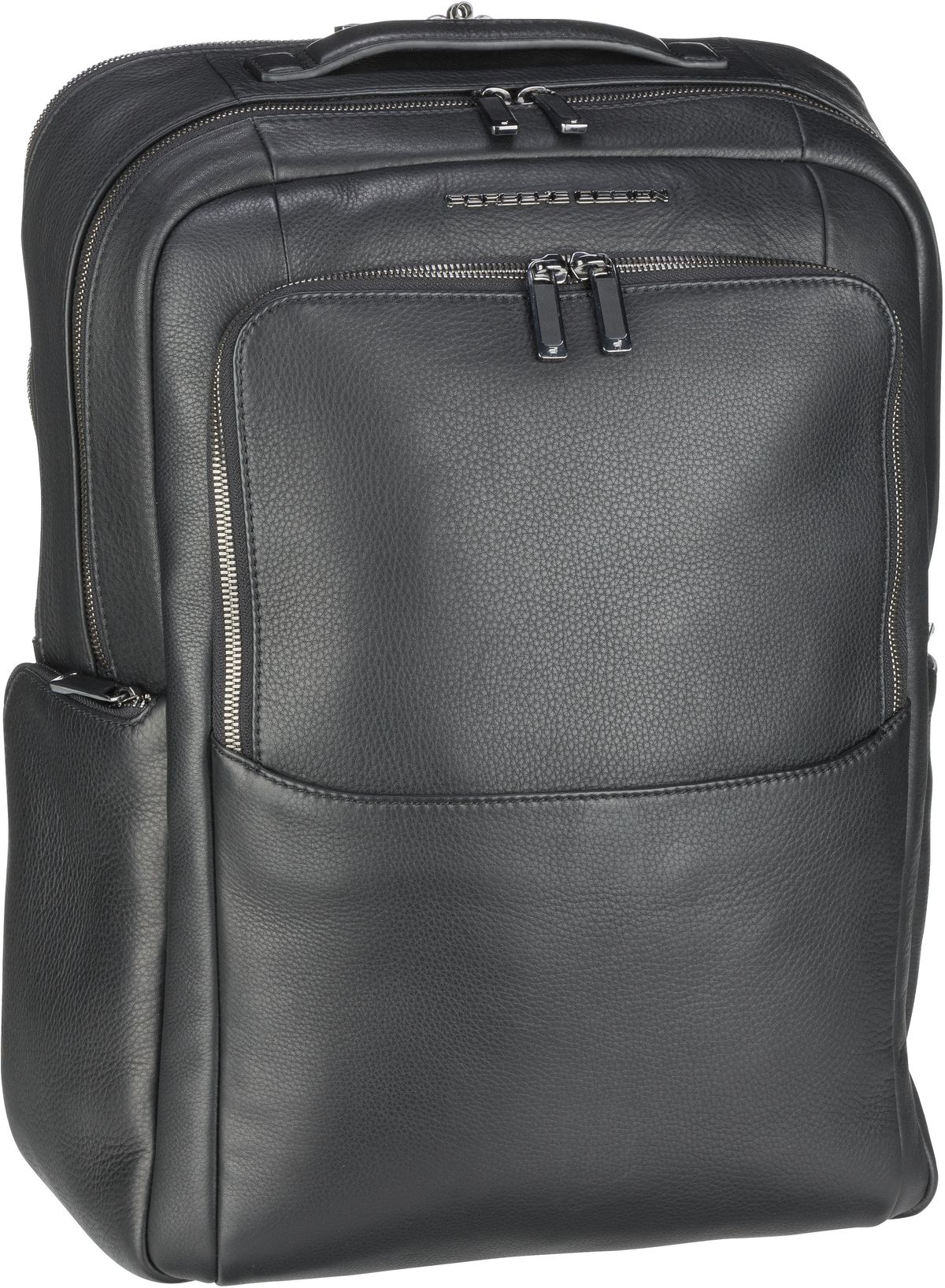 Porsche Design Roadster Leather Backpack L 1602  in Schwarz (28.8 Liter), Laptoprucksack von Porsche Design