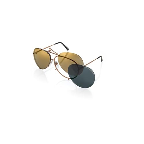 Porsche Design P8478 Sunglasses Brown/Mirror Gold / CAT3 von Porsche Design
