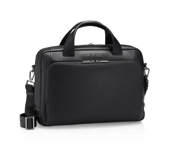 Porsche Design - Porsche Design Roadster Leather Aktentaschen / Briefcase S, Schwarz von Porsche Design