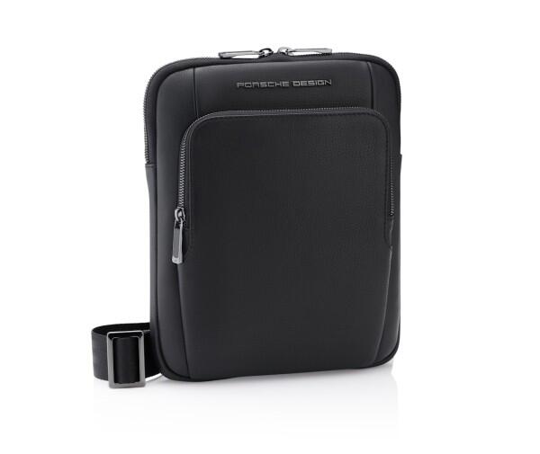Porsche Design - Porsche Design Roadster Leder-Umhängetasche S, Schwarz von Porsche Design