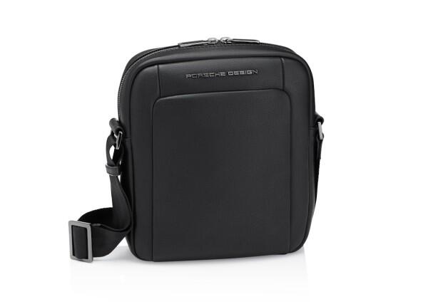 Porsche Design - Porsche Design Roadster Leder-Umhängetasche XS, Schwarz von Porsche Design