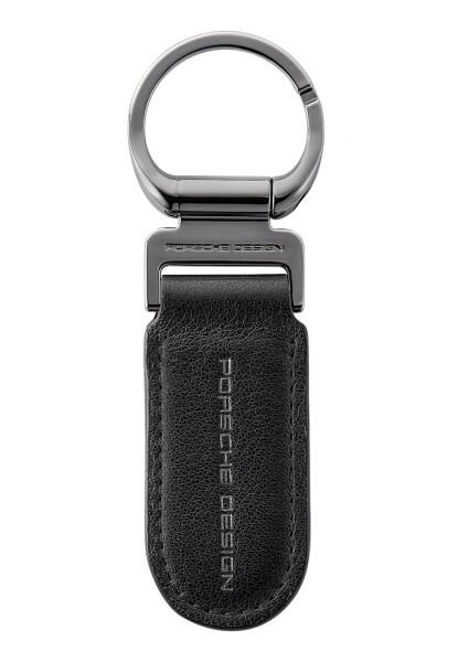 Porsche Design - Porsche Design Schlüsselanhänger Oval, Schwarz von Porsche Design