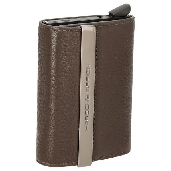 Porsche Design - Porsche Design x Secrid Kreditkartenetui, Dunkelbraun von Porsche Design