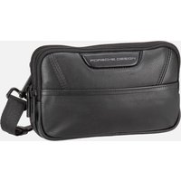 Porsche Design - Roadster Leather Evo Travel Po Black - Umhängetasche  , von Porsche Design