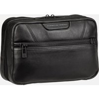 Porsche Design - Roadster Leather Evo Washbag Black - Kulturbeutel  , von Porsche Design