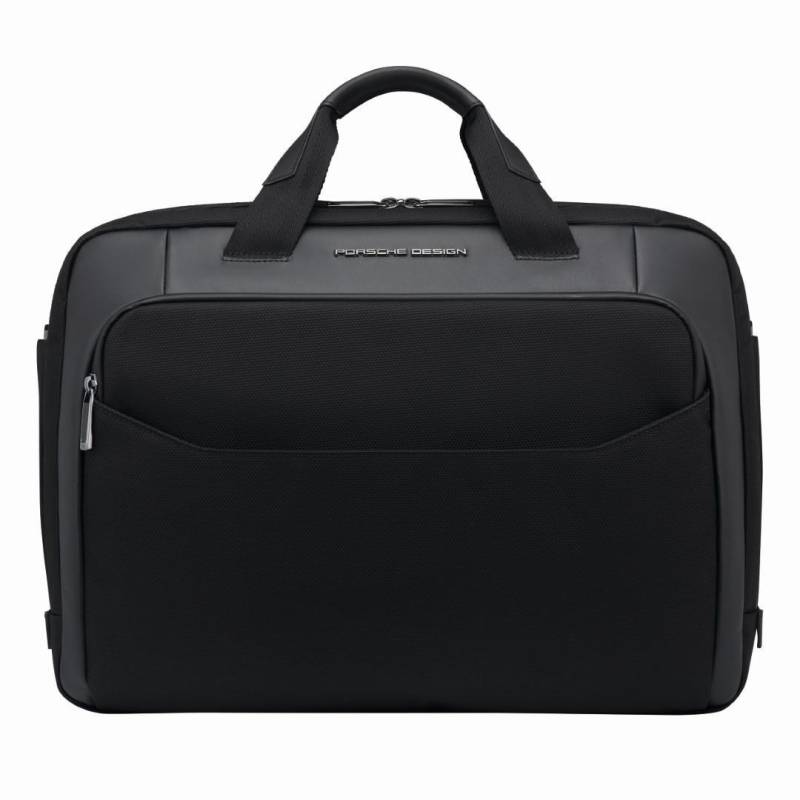 Porsche Design - Rv-Aktenmappe Roadster Briefcase M Black Schwarz von Porsche Design
