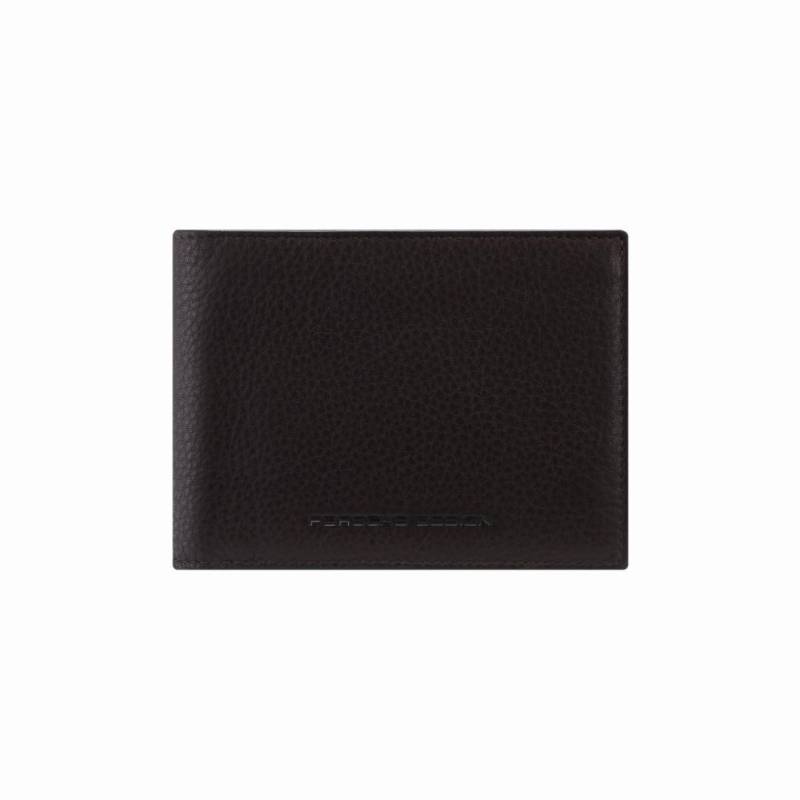 Porsche Design - Scheintasche Slg Business Wallet 4 Wide Dark Brown Dunkelbraun von Porsche Design