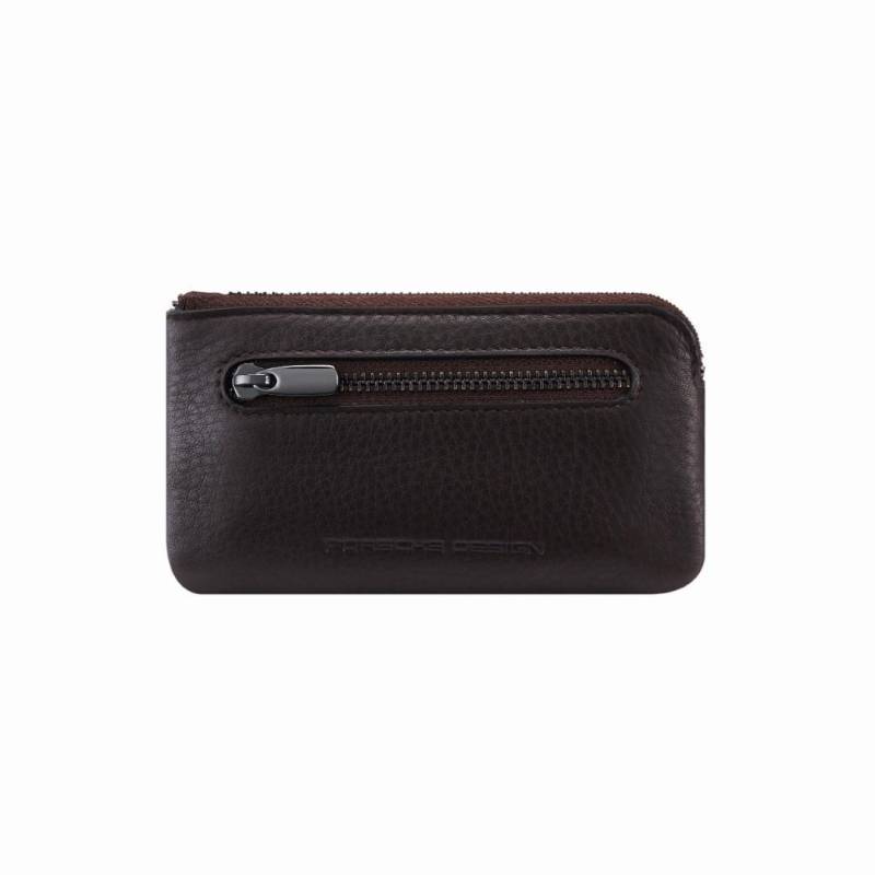 Porsche Design - Schlüsseletui Slg Business Key Case M Dark Brown Dunkelbraun von Porsche Design