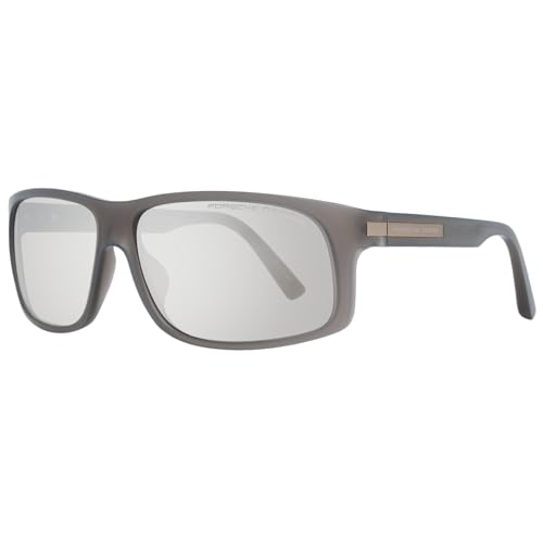 Porsche Design Herren Sonnenbrille P8572 B 64 Braun Rechteck Klassisch UV geschützt 100% UVA & UVB Protection von Porsche Design