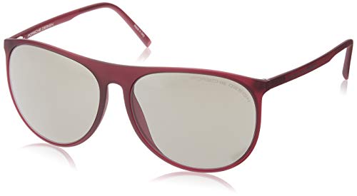 Porsche Design Sonnenbrille P8596 C 58 15 140 Oval Sonnenbrille 58, Rot von Porsche