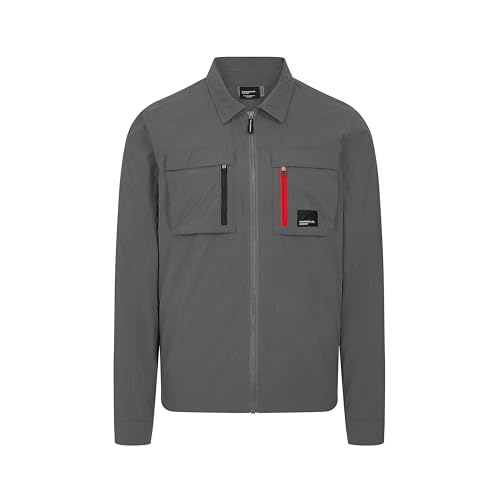 Porsche Motorsport Utility Overshirt für Herren – Grau – Größe: L von Porsche Motorsport
