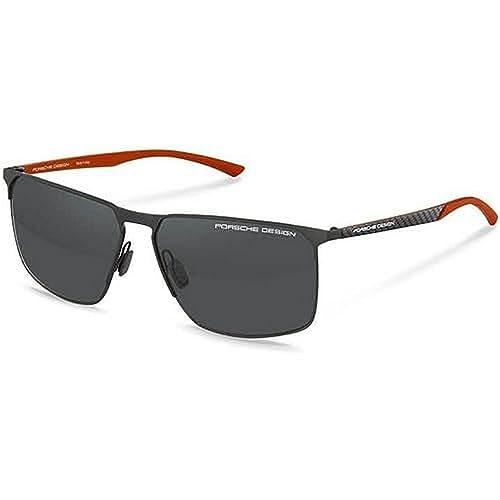 Porsche Herren P8964 Sonnenbrille, Dark Grey, red von Porsche