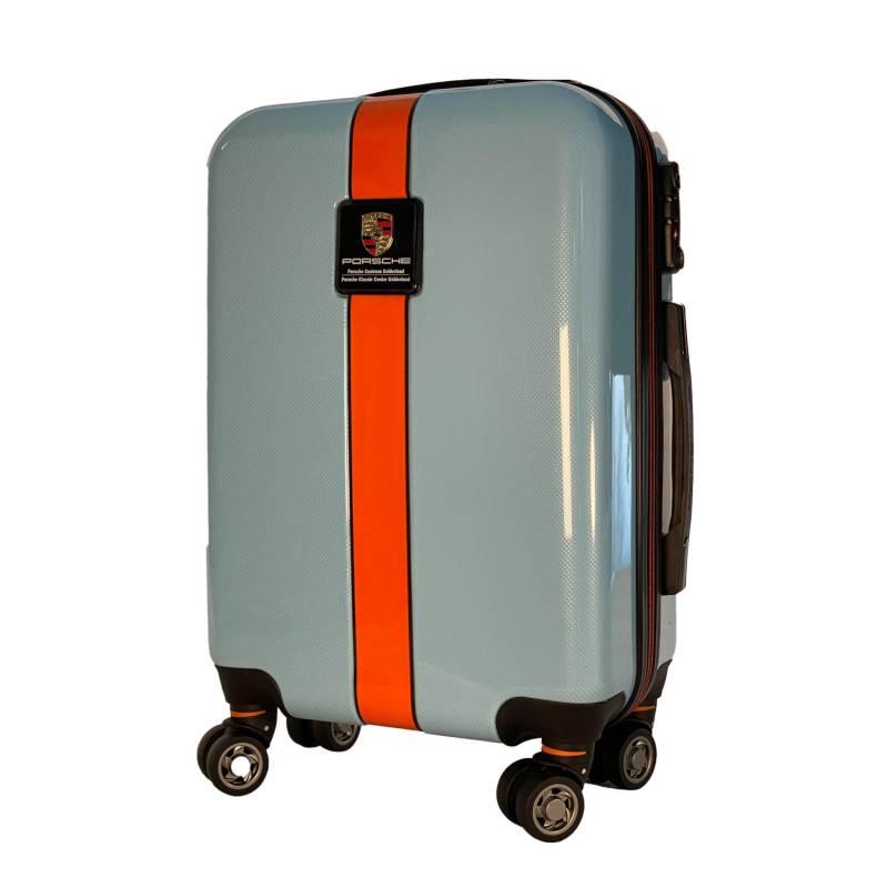 Porsche - Porsche Original-Porsche-Trolley (wie neu) in den klassischen Gulf-Farben des 911 - gebraucht Koffer24 von Porsche