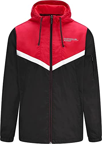 Stitched Porsche Motorsport Windbreaker Logo - schwarz (L) von Porsche