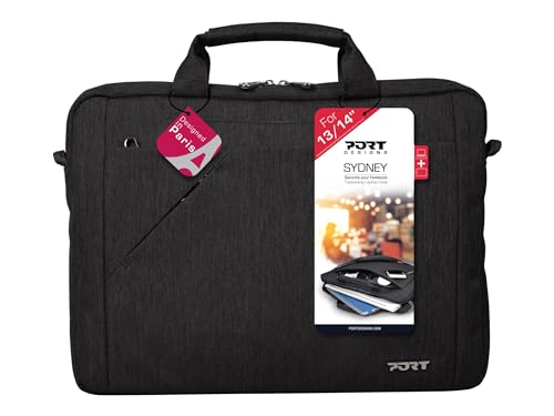 PORT DESIGNS Sydney Toploading Tasche für 10/12" Laptop und 10,1" Tablet, schwarz von PORT DESIGNS