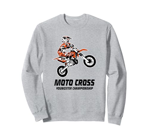 Kinder Moto Cross Supercross Kindercross Kids Motorrad Sweatshirt von Port Stevens P.S.75 Design