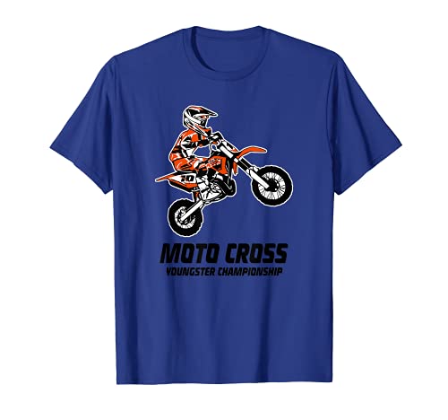 Kinder Moto Cross Supercross Kindercross Kids Motorrad T-Shirt von Port Stevens P.S.75 Design