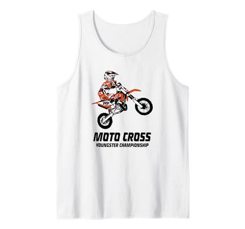 Kinder Moto Cross Supercross Kindercross Kids Motorrad Tank Top von Port Stevens P.S.75 Design