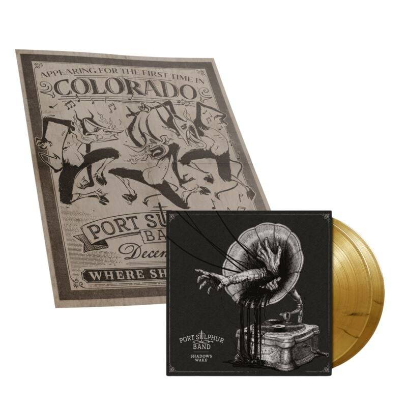 Shadows Wake (Music from Hunt: Showdown) von Port Sulphur Band - 2-LP & Poster (Coloured, Limited Edition, Standard) von Port Sulphur Band