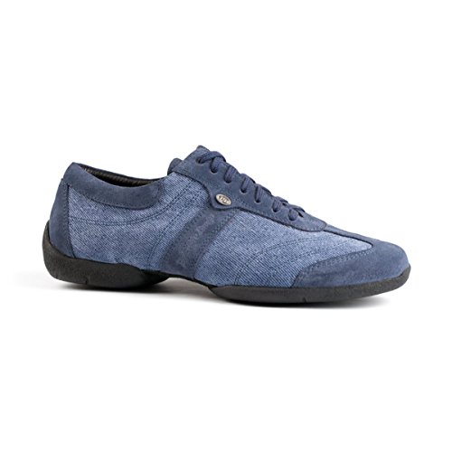 Portdance Herren Sneakers/Dance Sneakers PD Pietro Street - Denim Blau - Sneaker Sohle [EUR 43] von Portdance