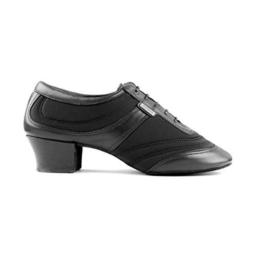 Portdance Herren Tanzschuhe PD013 - Material: Leder - Absatz: 4,5 cm Latin - Größe: EUR 41 von Portdance