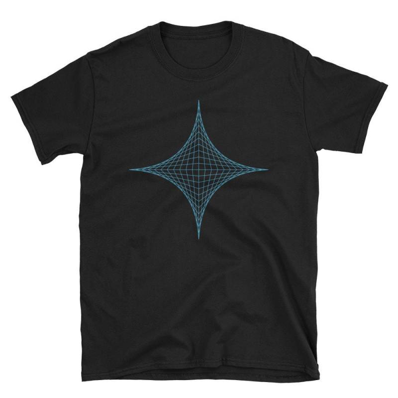 Perspektive T-Shirt , Kaleidoskop Shirt Einfache T-Shirts, Abstraktes Hemd, 3D-T-Shirt, Geometrie Tshirt, Mathe-Shirt Perspektive T-Shirt , Kaleidoskop Shirt Einfache T-Shirts, Abstraktes Hemd, 3D-T-Shirt, Geometrie Tshirt, Mathe-Shirt von PortInk
