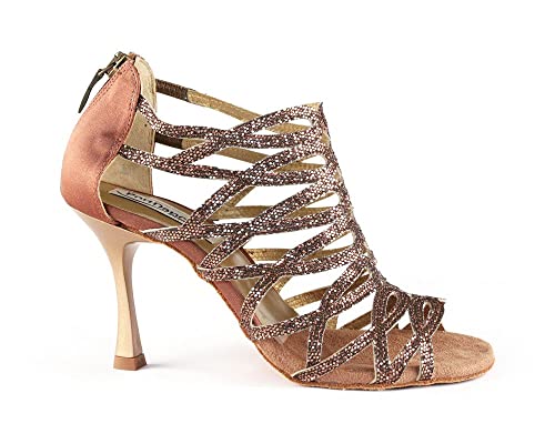PD803 PRO Tanzschuhe in Bronze Glitter von Portdance