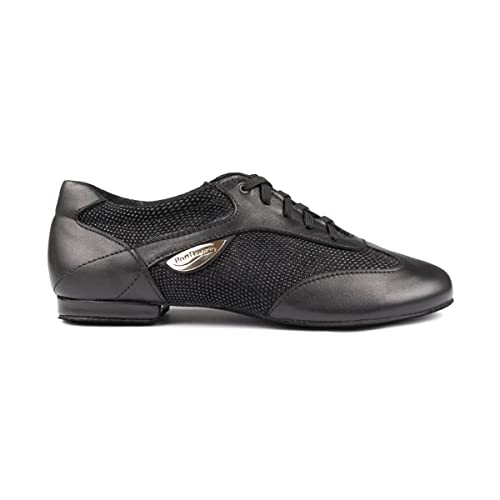 Portdance Damen Tanzschuhe PD07 - Obermaterial: Leder/Beverly Schwarz - Größe: EUR 40,5 von Portdance